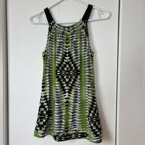 Suzy Shier Psychedelic Print Tank - Medium